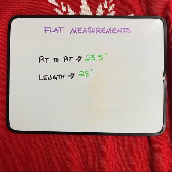 Tommy Hilfiger Red Cotton Knit Snowflake Crew Neck Sweater XXL - Picture 5 of 16